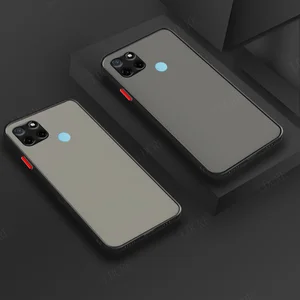 For OPPO Realme C21Y Case For Realme C21Y Capas Phone Bumper Back Armor
Matte Shockproof Translucent Case For Realme C21Y Fundas