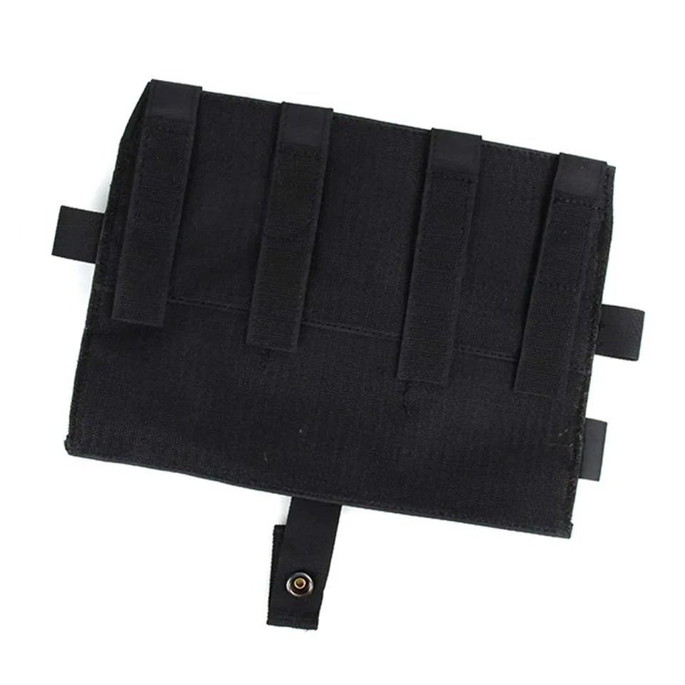 Black TMC MOLLE M4 Тройная журнальная сумка Мультикам для тактических AVS JPC2.0 жилет Передняя панель для страйкбола охоты - Цвет: Black