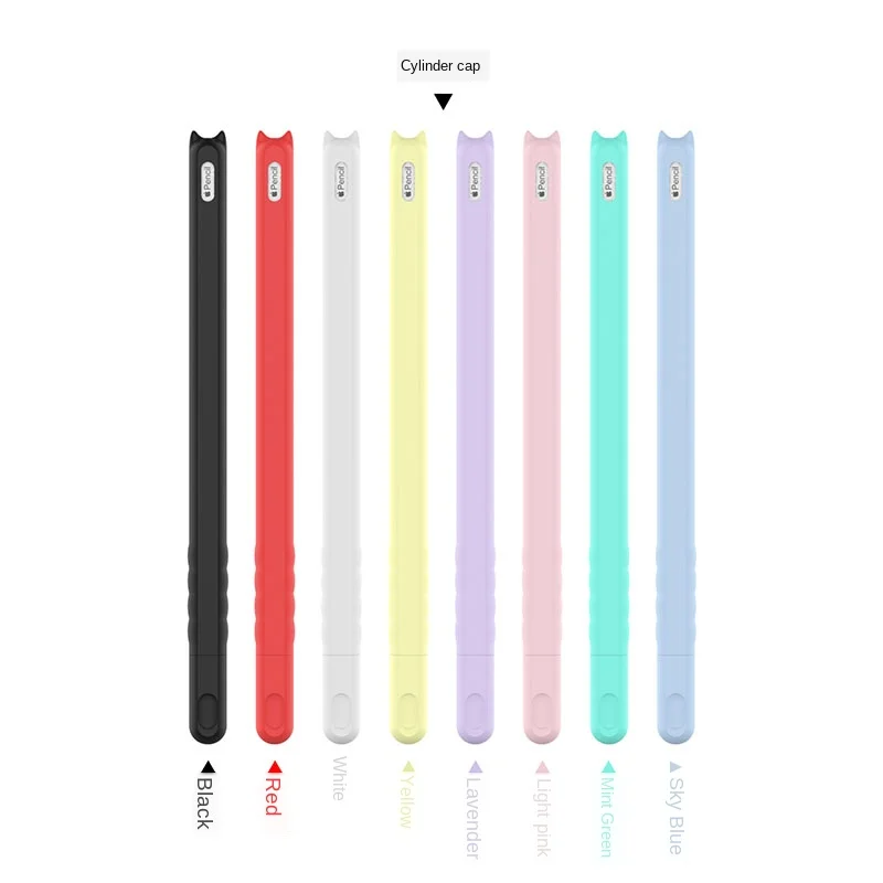 Силиконовый защитный чехол из ТПУ с милым рисунком кота чехол-держатель для Apple