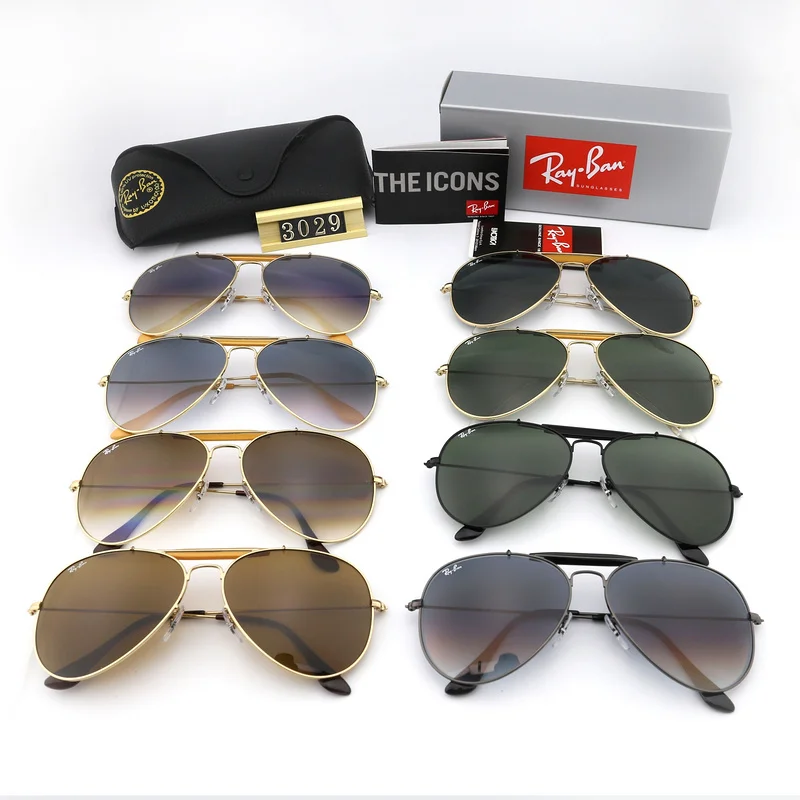 

Classic Pilot Polarized Sunglasses Men Fashion Metal Sun Glasses Women Black Driving Brand sunglasses