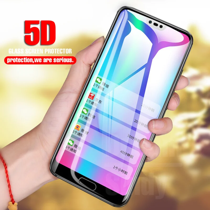 5D Защитное стекло для экрана Huawei Honor 10 8 9 Lite Полное покрытие P8 2017 защитное