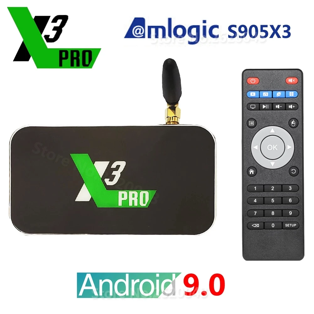 UGOOS X3 PRO CUBE 4 Гб DDR4 32 Amlogic S905X3 Android 9 0 Smart TV Box 2 4G 5G Wifi 1000 Мбит/с 4K