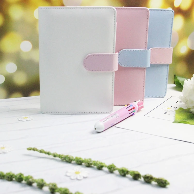 

A5 Cute Ring Diary Leather Cover Case Manual Cover (Without Inner Paper)