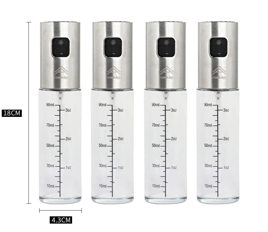 Кухонный Контейнер для масла из нержавеющей стали распылитель оливкового пустая