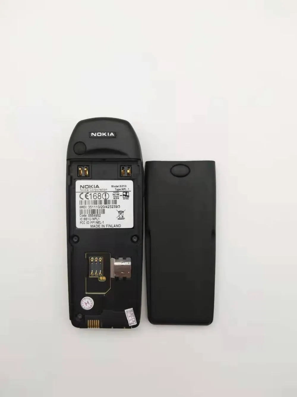 6310i разблокированный Nokia 6310i 2G GSM трехдиапазонный Bluetooth классический мобильный телефон Восстановленный