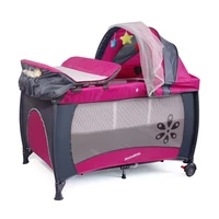 portable baby travel cot bed kids infant playpen bassinet folding cradle bed with mosquito net 0 4 years old