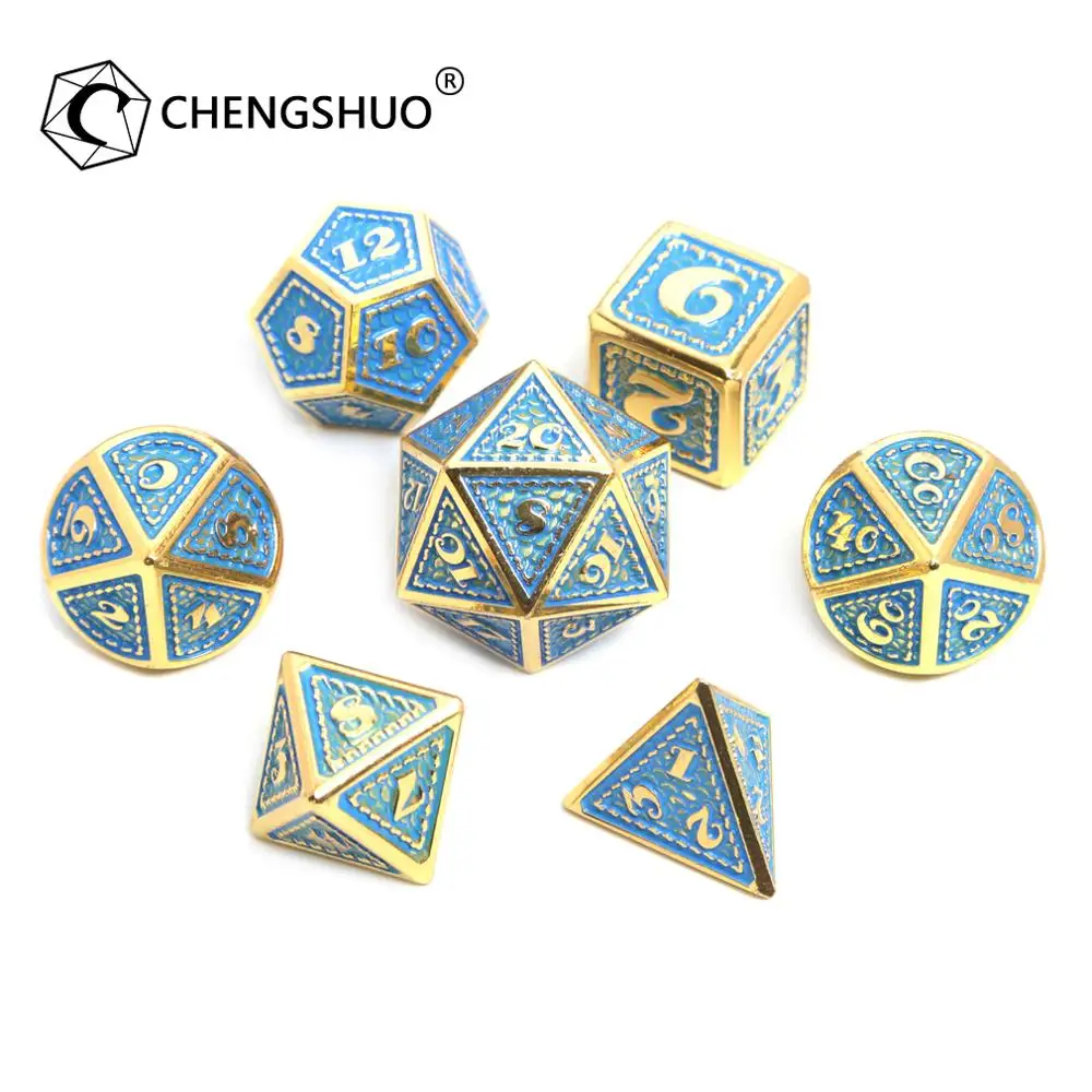 Chengshuo металлические игральные кости dnd наборы. Новый дракон подходит для всех