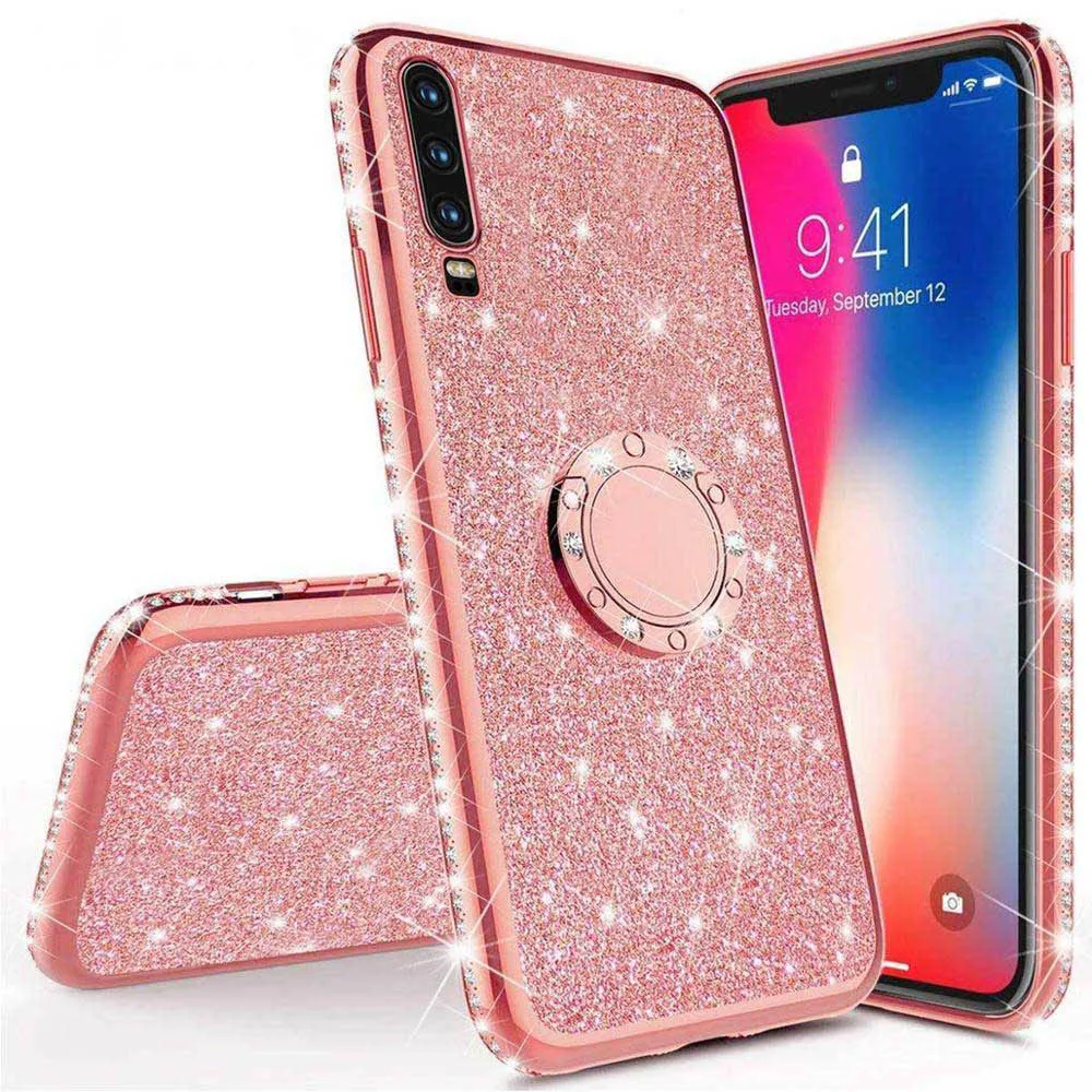 Блестящий чехол со стразами для телефона Samsung Galaxy S7 S8 S9 S10E 5G edge plus Note 8 9 10 Pro
