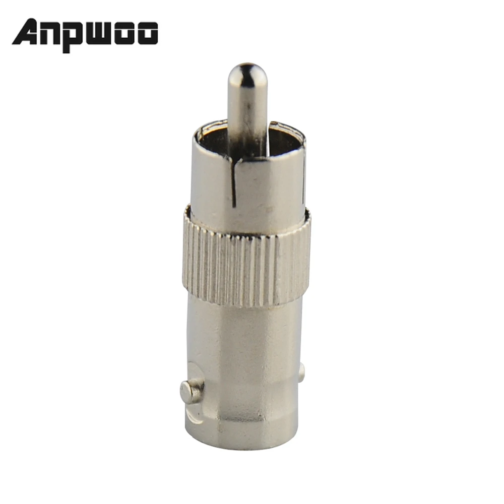 

ANPWOO RCA Male to BNC Female Jack Connector Adapter Coupler Plug for CCTV Camera