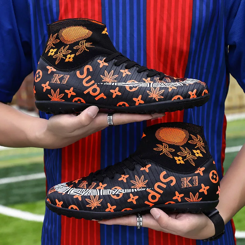 Новейшие мужские футбольные бутсы для больших мальчиков сверхтонкие кроссовки 7