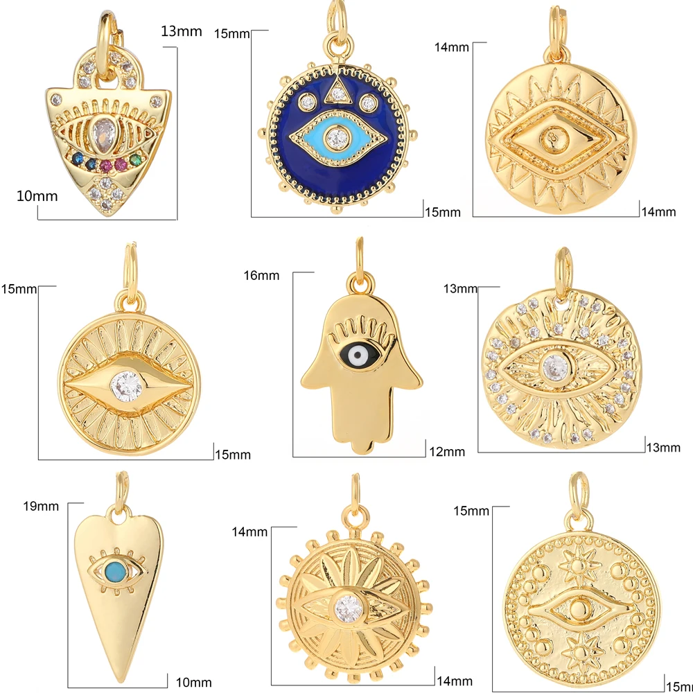 Симпатичные серьги сглаза подвески сделай сам кулон ожерелье дизайнерские для