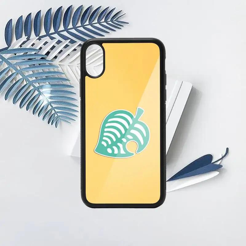 

animal crossing protection Leaves Phone Case PC for iPhone 11 12 pro XS MAX 8 7 6 6S Plus X 5S SE 2020 XR