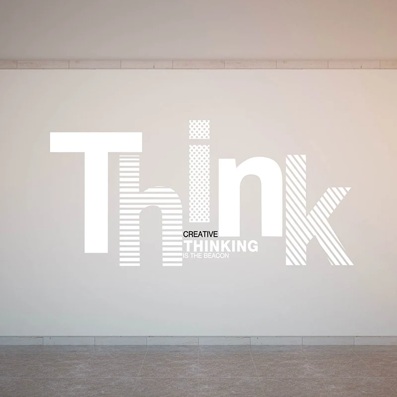 Креативное мышление это маячок цитаты наклейки на стену|Наклейки стену| |