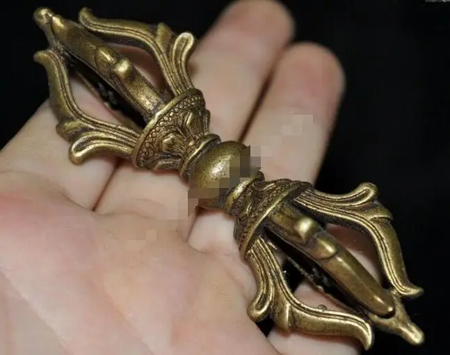 Тибетская Тантра Буддизм бронза Дордже Ваджра Phurpa кинжал - Цена: 2 737,79 руб.