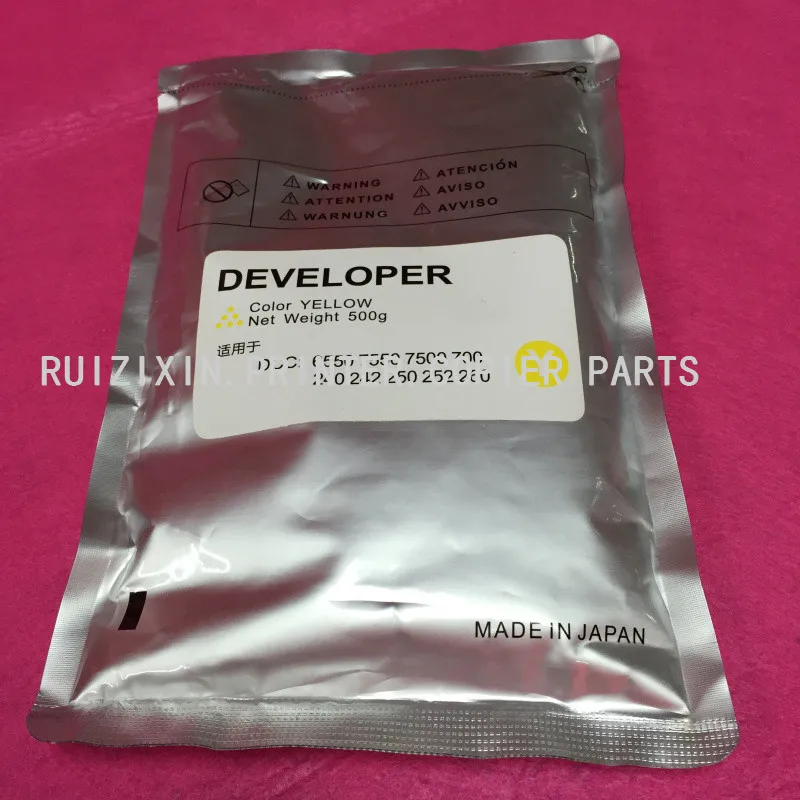 Желтый разработчик порошок для Xerox DC5065 C6550 C6500 C7500 C7550 C5540 700 Перевозчик совместимые