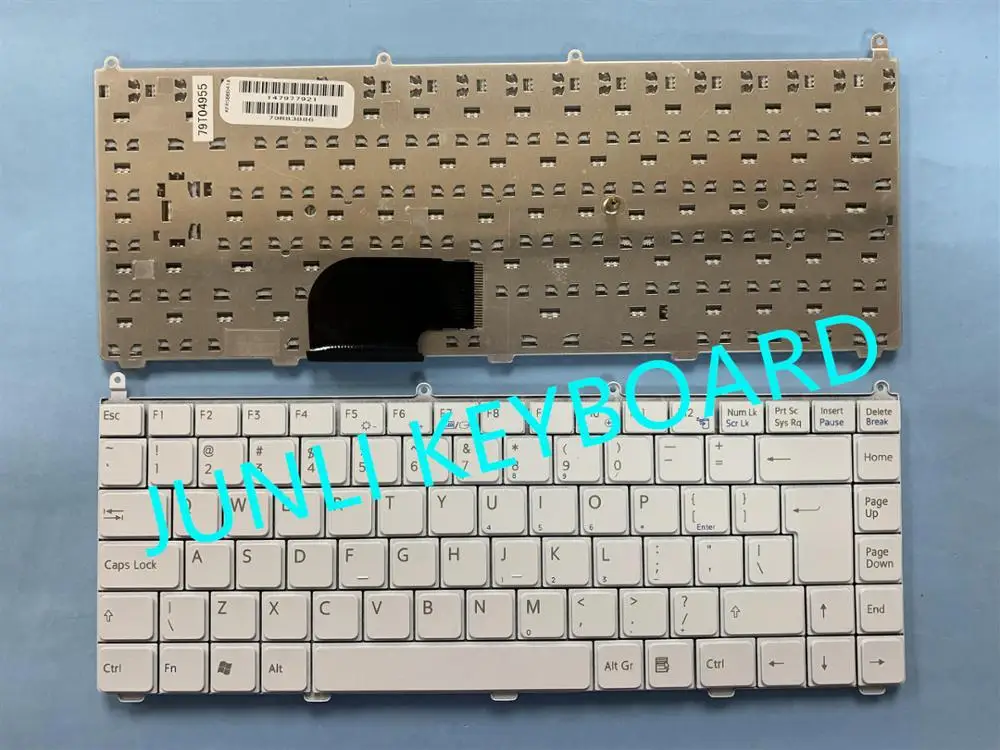 Клавиатура JUNLI для Sony Vaio Оригинальная клавиатура VGNFE 147977921 79R83886 белая США ноутбука с большим