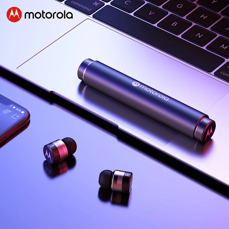 Bluetooth-наушники Motorola IPX6 водостойкие с голосовым помощником | Электроника
