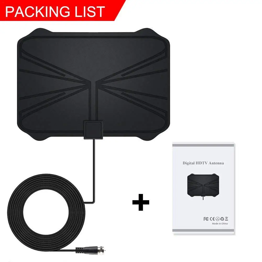 

4K Digital HDTV Aerial Indoor Amplified Antenna 1180 Miles Range HD1080P DVBT2 Freeview TV HD digital TV antenna