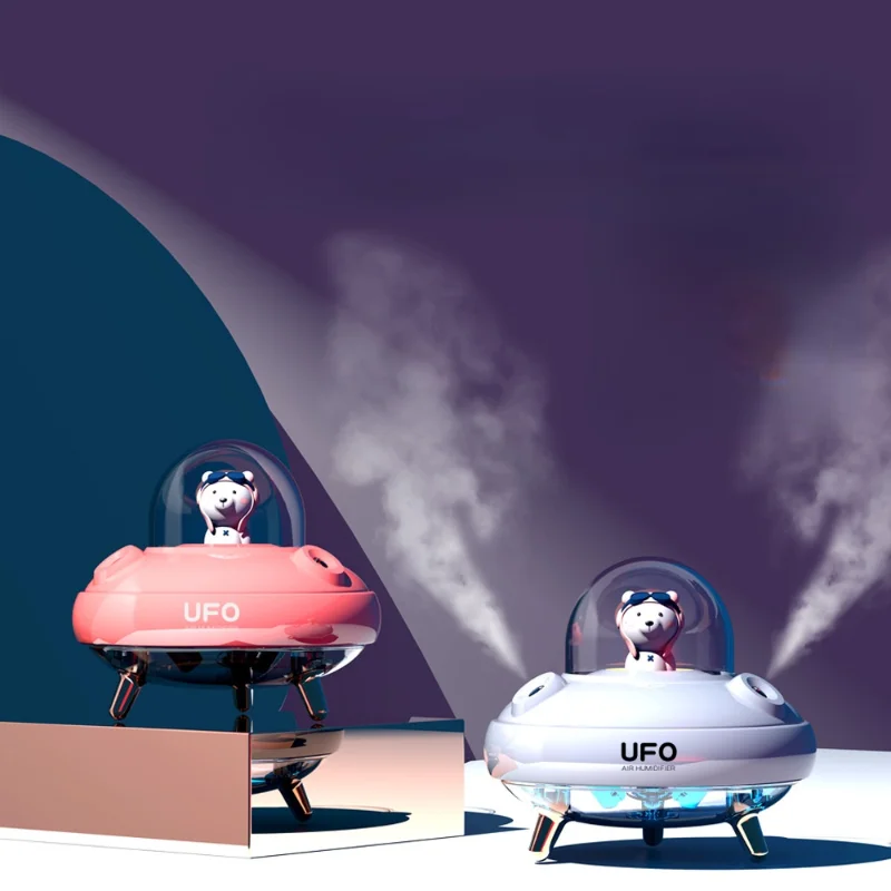 

Double spray humidifier Household air atomizer water replenishment instrument Desktop mini USB aromatherapy humidifier