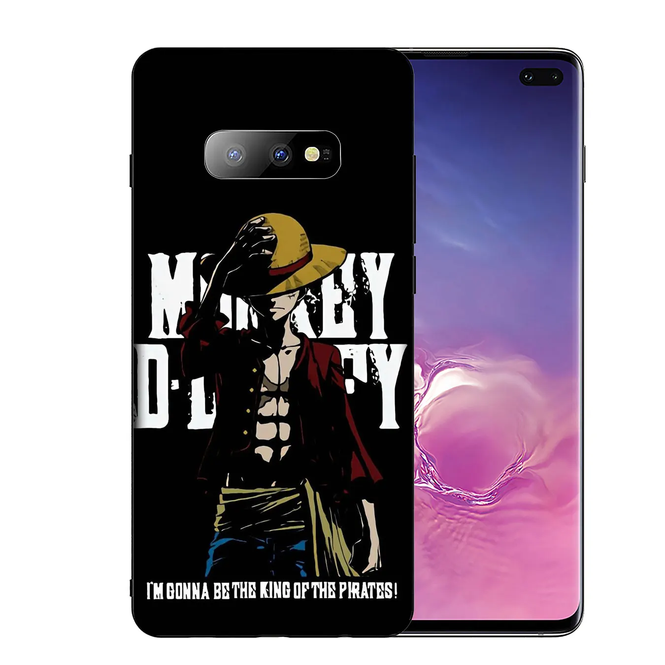 IYICAO One Piece Аниме Обезьяна D. Мягкий силиконовый чехол Luffy для Samsung Galaxy S20 Ultra S10 Lite S9 S8