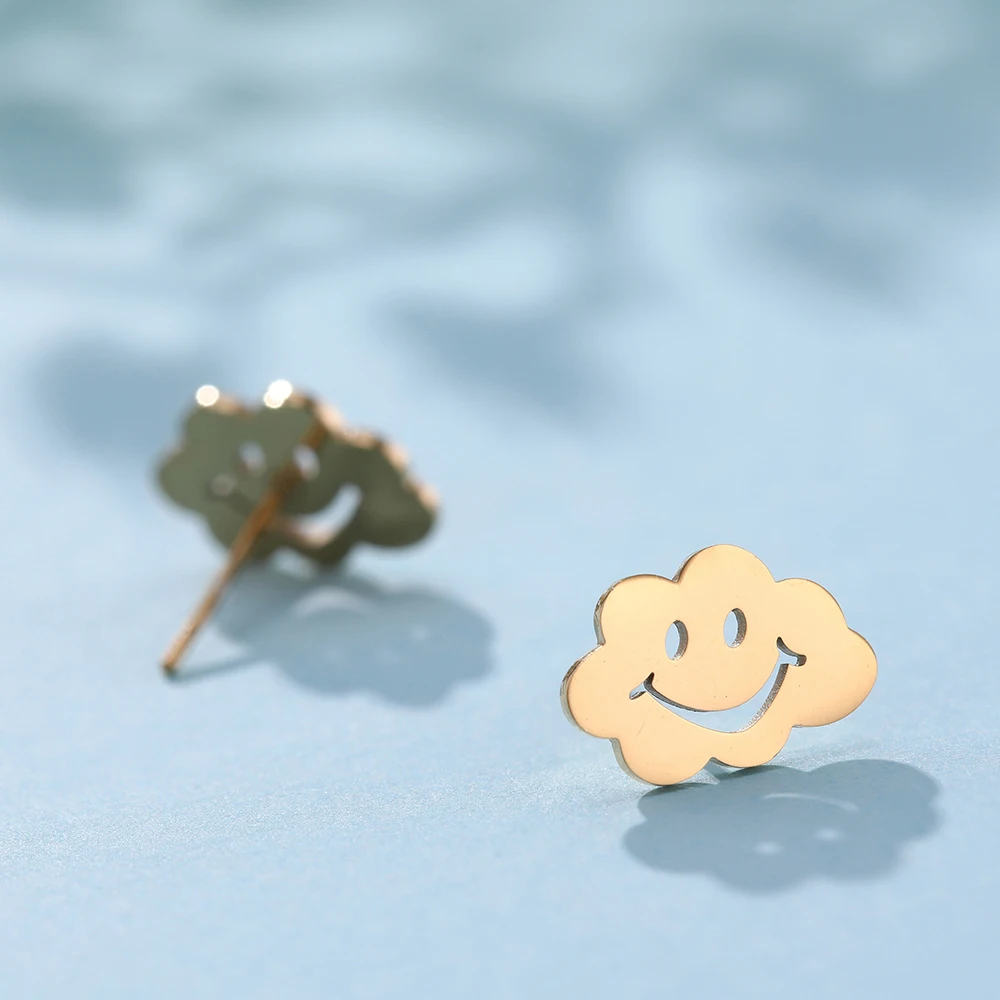 Lemegeton женские серьги золотого цвета Снежинка белка серьги-манжеты маленькие из