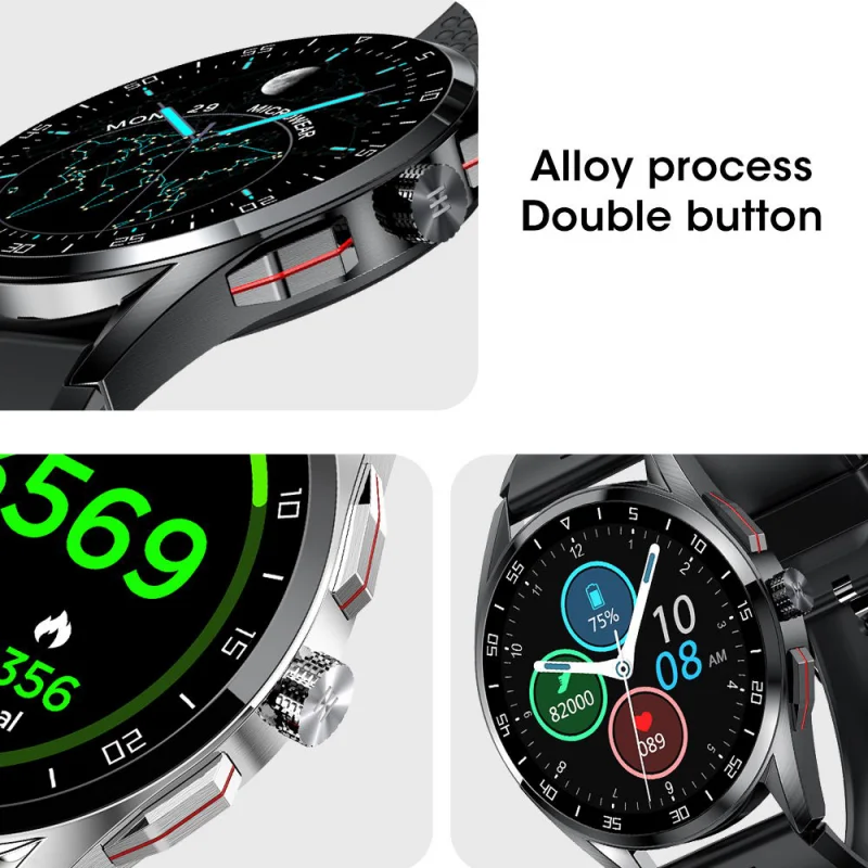 

New 2021 M3 Pro Sport Smart Watch 1.3 inch Round Screen Bluetooth Call IP68 Waterproof Long Standby Watches Heart Rate