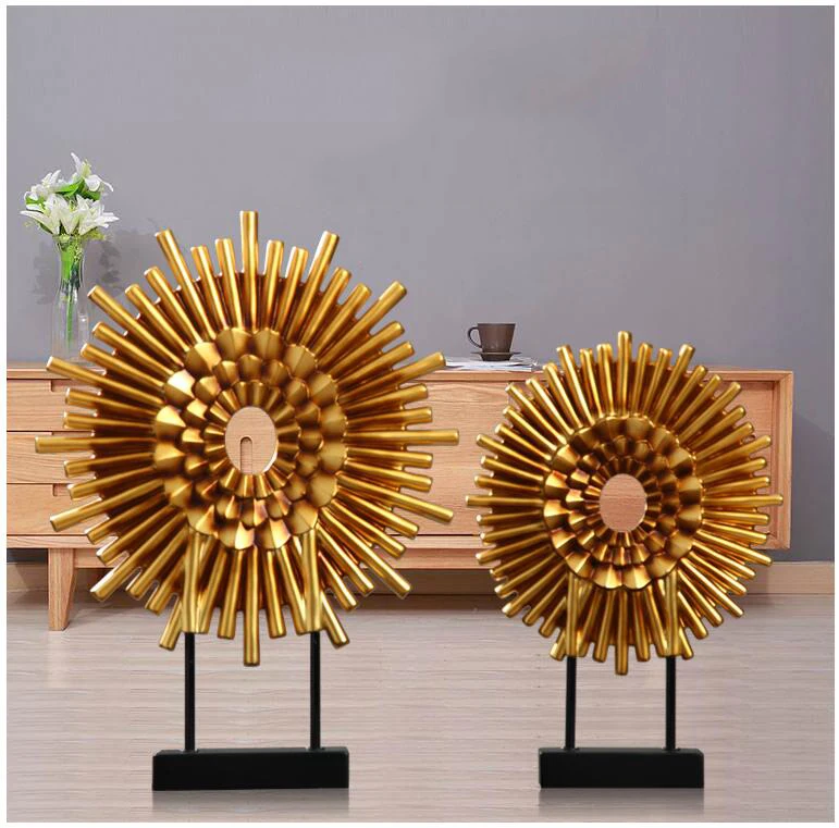 

AMERICAN ABSTRACT RESIN SUN ORNAMENTS ARTWORK HOME LIVINGROOM TV CABINET FIGURINES CRAFTS HOTEL OFFICE ACCESSORIES DECORATION
