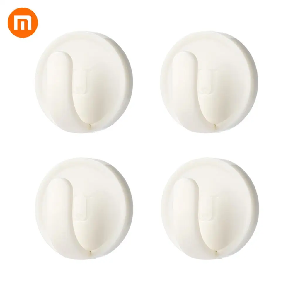 Горячие Xiaomi Mijia Jordan& Judy 4 шт. ABS магнитные крючки кухня холодильник хранения вешалка домашний подвесной крючок бесследный