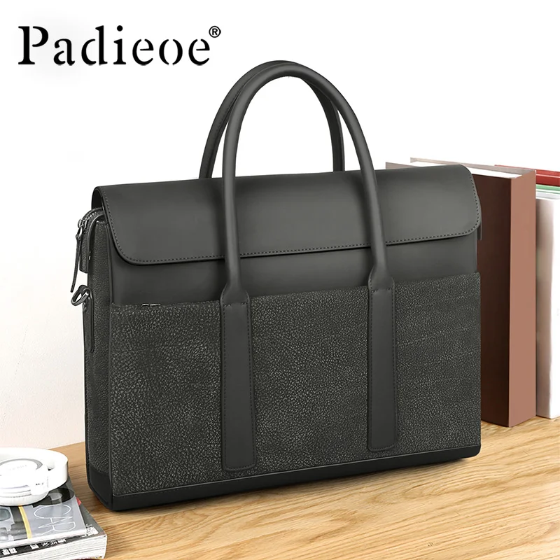 Padieoe men bag briefcase  computer bag messenger handbag purses jobs