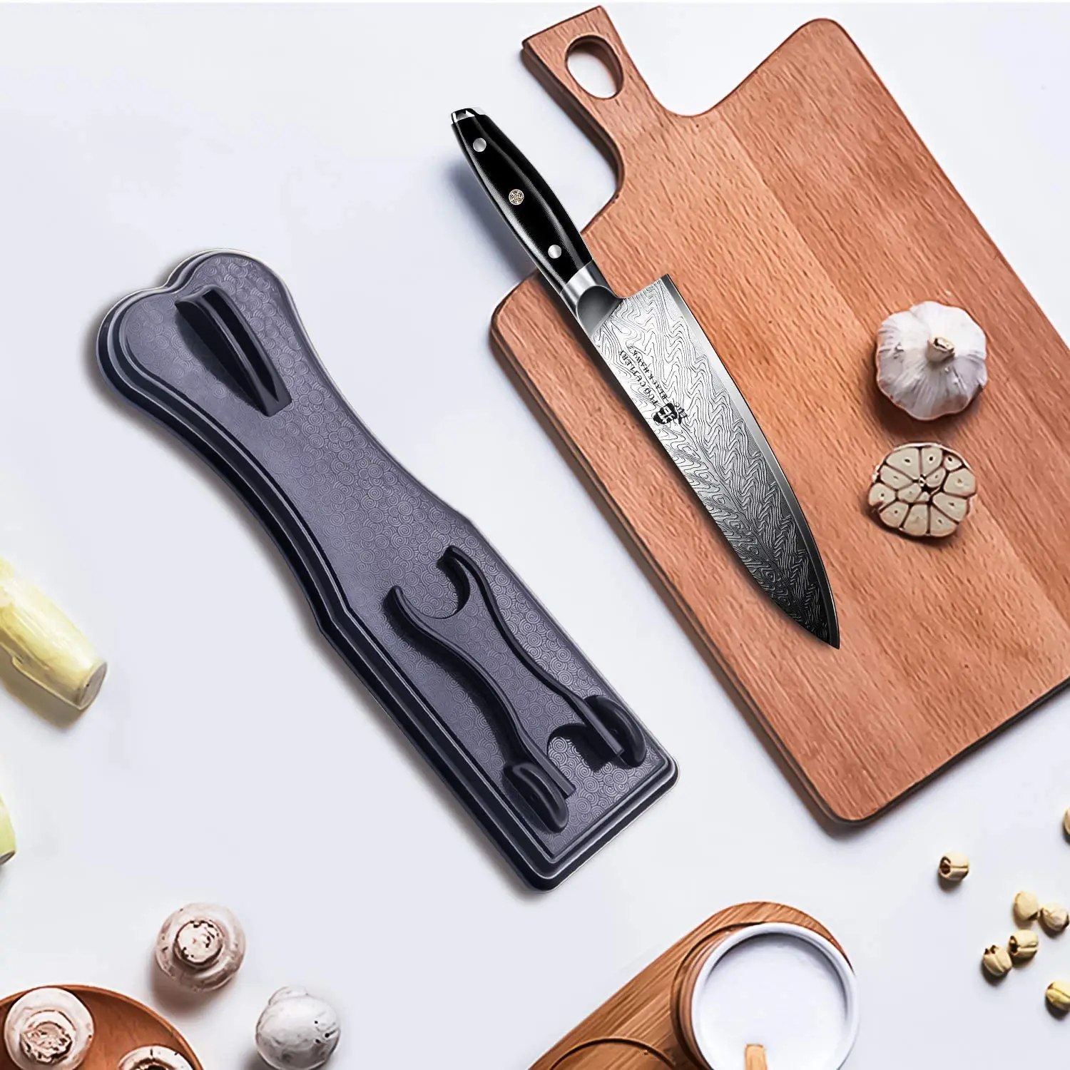 Блок из АБС-пластика пластиковое хранилище для ножей TUO подходит 8-дюймового