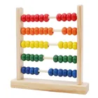 Обучающая игрушка мини деревянные счеты для детей ранняя Математика обучающая игрушка цифры подсчет счетные бусины счеты Монтессори