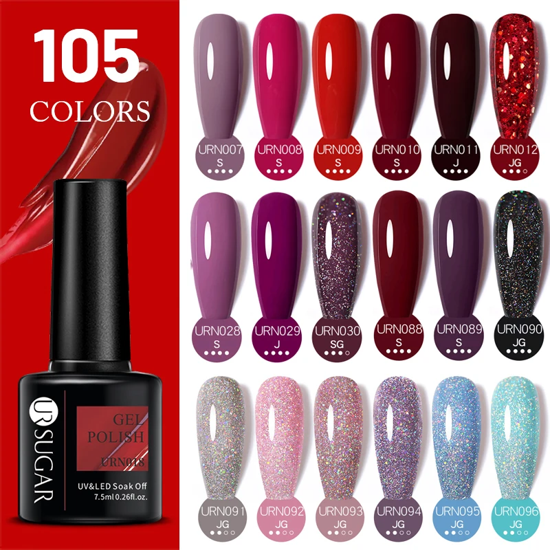 Гель-лак для ногтей полуперманентный 105 цветов | Красота и здоровье