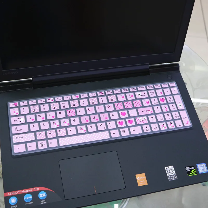 Силиконовая наклейка на клавиатуру ноутбука Lenovo Ideapad 700 15ISK 15 6 дюйма Защитная
