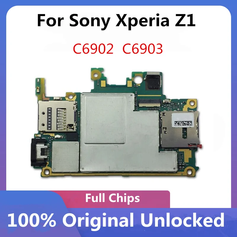 Материнская плата для Sony Xperia Z1 L39H C6902 C6903 оригинальная разблокированная