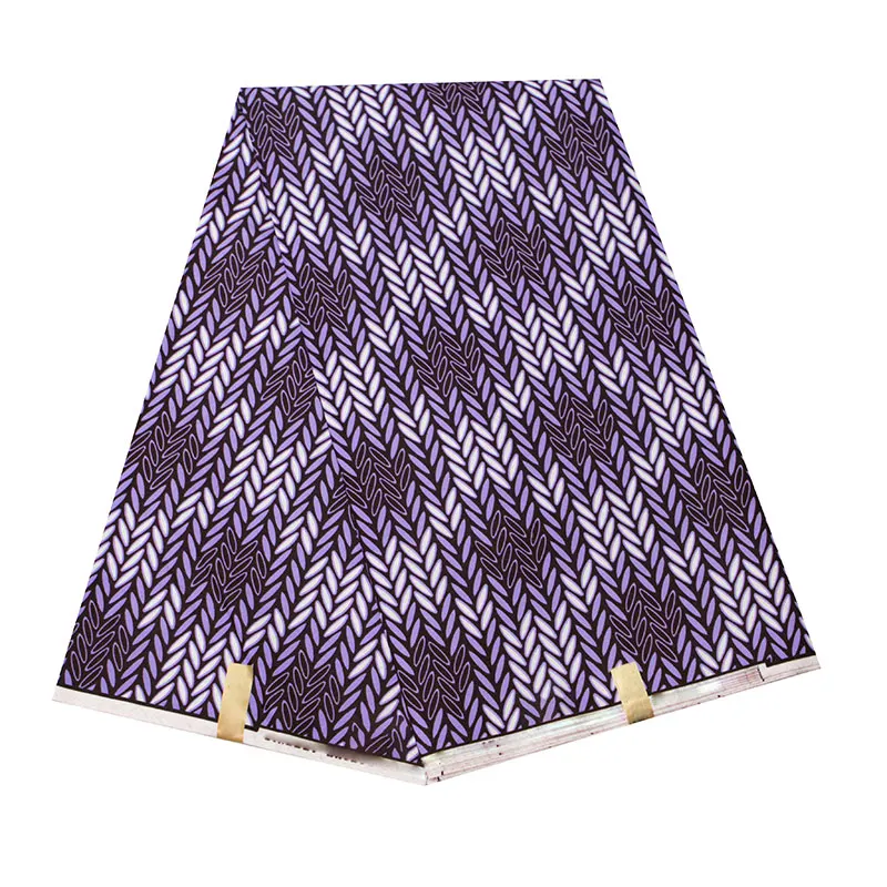 Высококачественная африканская восковая ткань 2020 Анкара Обычная полоска с