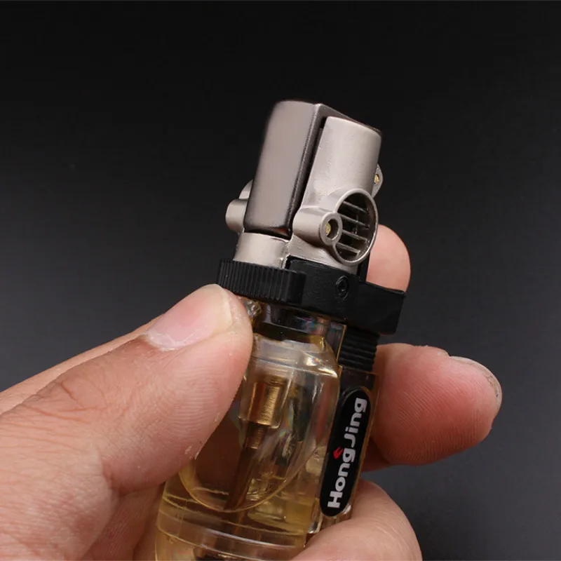 

Portable Nozzle Butane Jet Gas Key Chain Lighters Torch Spray Mini Welding Gun Lighters Funny Novelty Lighters Smoking
