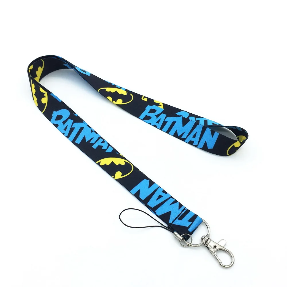 10 шт/20 шт/30 шт/50 шт DC Comic Hero Lanyard телефон ID брелки кошелек цепь подарок коллекция