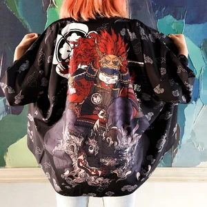 Топы для женщин блуза; Рубашка; Кимоно Кардиган Женская одежда японское уличное кимоно Женская одежда 2020 хаори для женщин AA3012