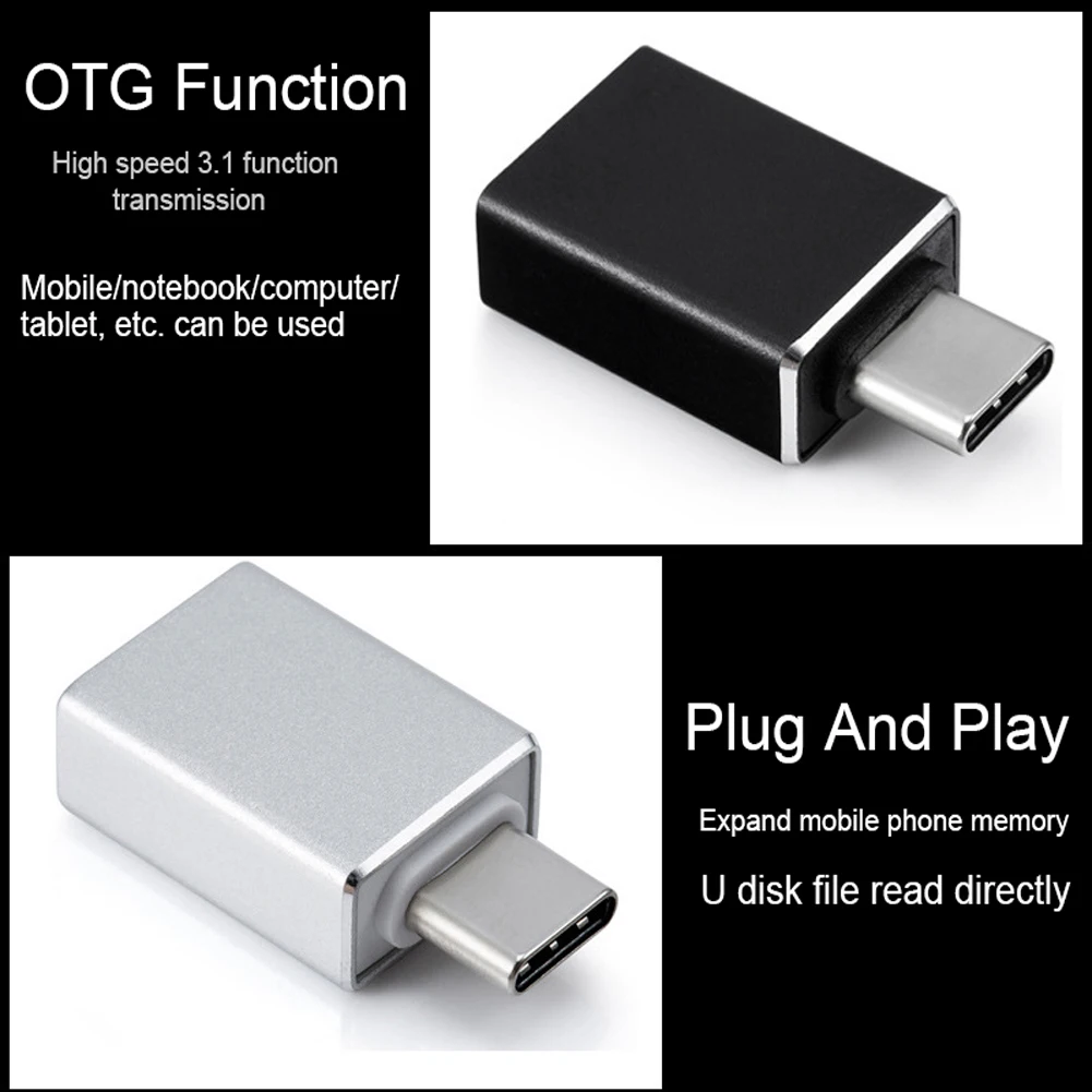 Адаптер OTG USB C для 3 0 адаптер Type Macbook Samsung S10 S9 Huawei Mate 20 P20|Кабели USB| |