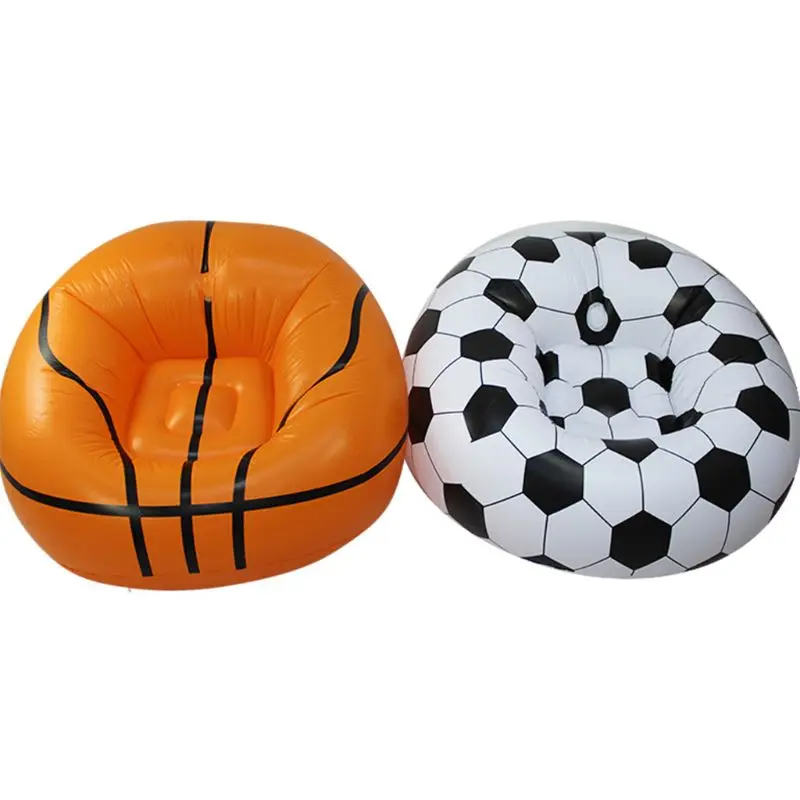 

Inflatable Sofa Basketball/Football Shape Lounger Chair for Adult Kids Couch B36E