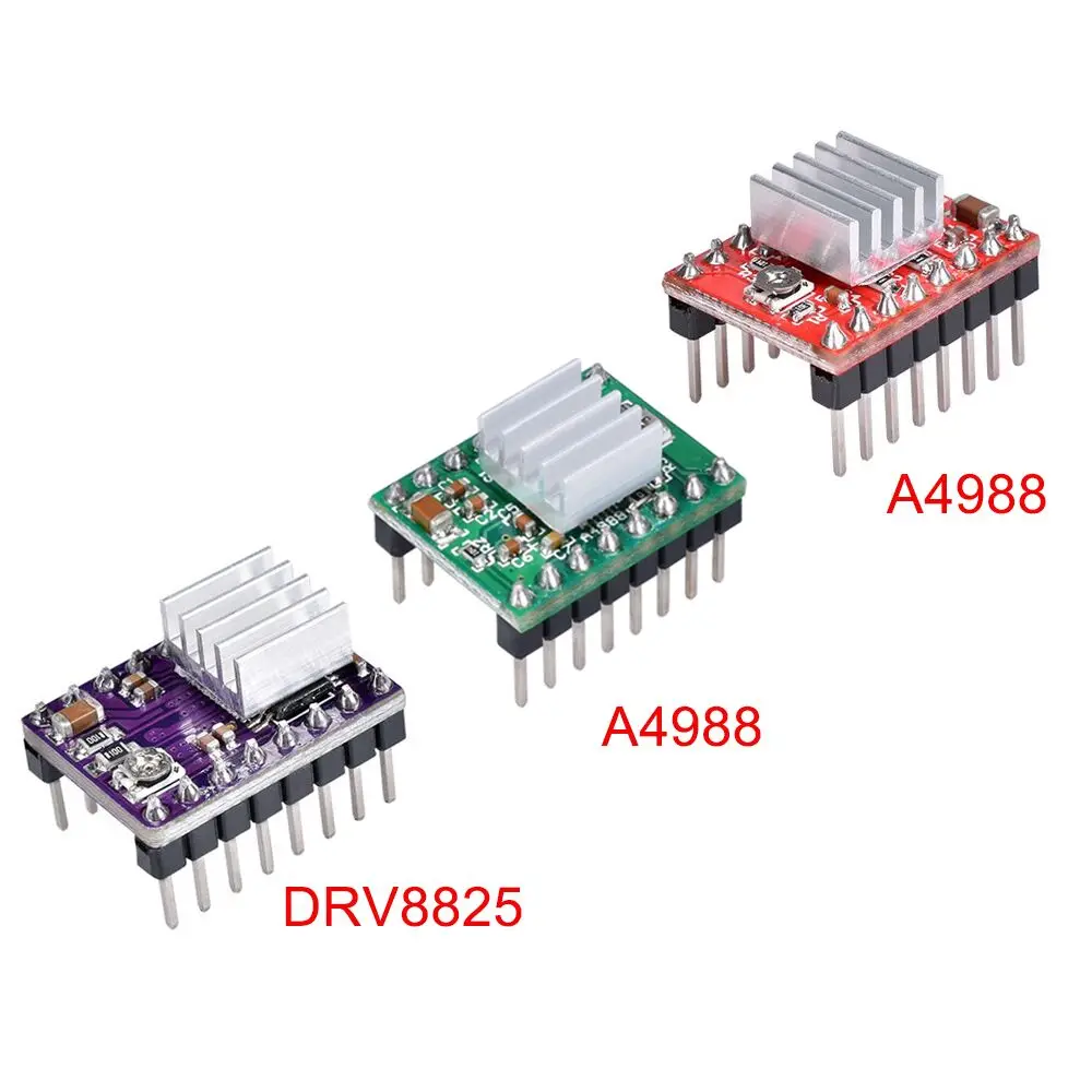 

A4988 DRV8825 Stepper Motor Driver Module With Heatsink Reprap Ramps 1.4/1.5Control Board MKS For 3D Printer Parts Stepstick