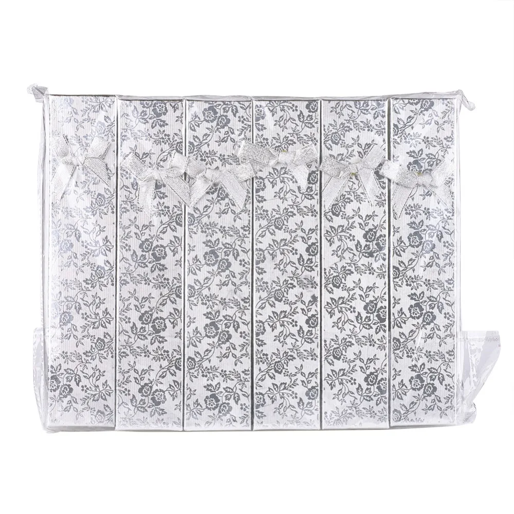 12 шт. прямоугольные картонные Длинные ожерелья с бантом/Ювелирные