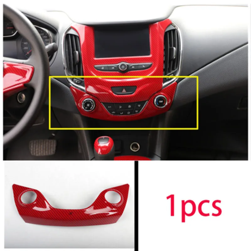 for Chevrolet Cruze 2017-2019 Carbon Fiber Console AC Switch Control Panel Trim | Автомобили и мотоциклы