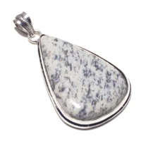 genuine k2 stone pendant silver overlay over copper jewelry hand made women jewelry gift p8706