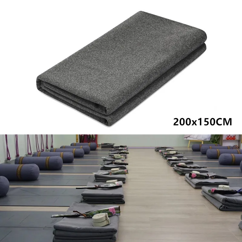 Моющийся коврик для йоги размером 200*150*2 см домашнее поддерживающее полотенце