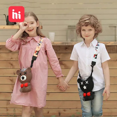 Новый тритановый чайник для воды Hug Bear детская соломенная обучающая чашка 380 мл