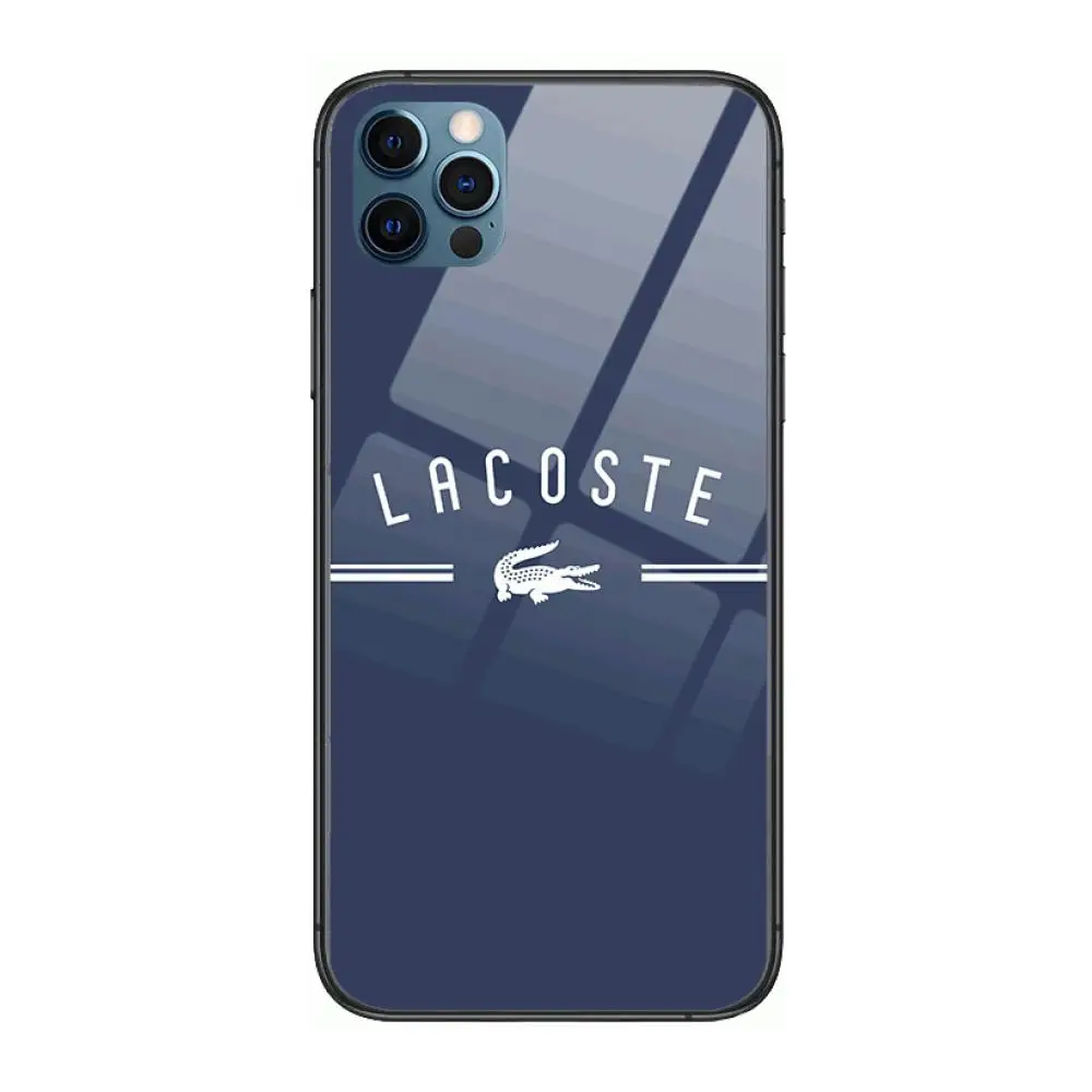 

French Luxury Brand L-LACOETE Style Phone Case cover For iphone 12 pro max 11 8 7 6 s XR PLUS X XS SE 2020 mini black cell sh