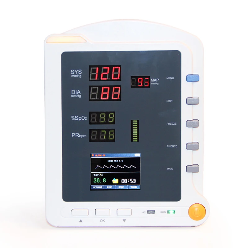 CONTEC CMS5100 VET Ветеринарный монитор NIBP SPO2 PR 3 параметры крови Давление пациента для