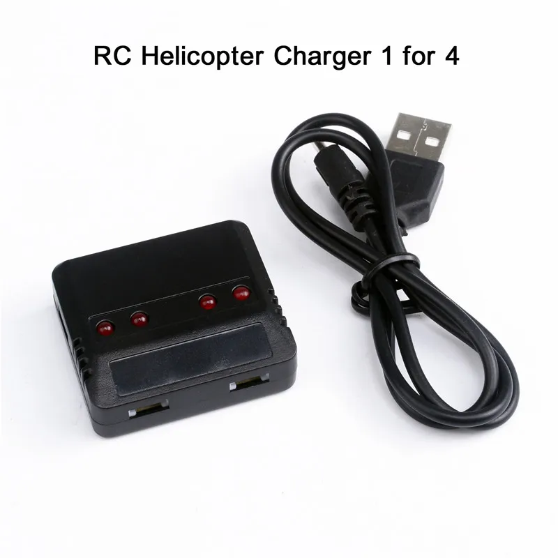 

Wltoys запасные части V966-027 Зарядное устройство 4 в 1 Зарядное устройство коробка с USB кабелем для Wltoys V911S V966 RC вертолет аксессуары для замены