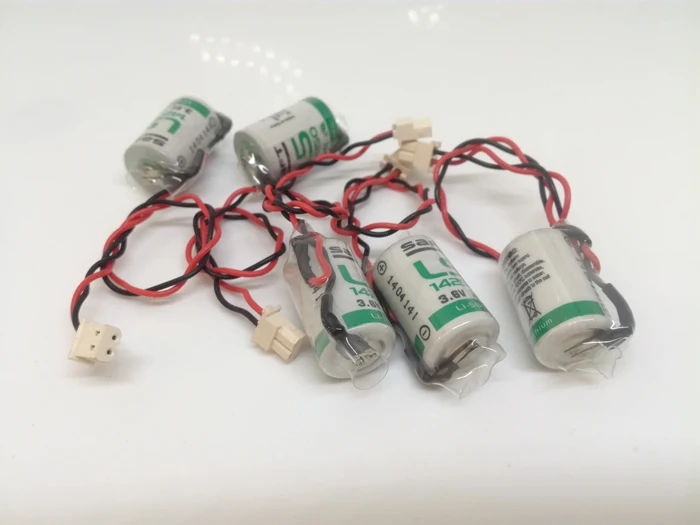 10pcs/lot New Original SAFT LS14250 14250 1/2AA LiSOCL2 3.6V 1250mAh PLC Battery Batteries With Plug LS | Электроника